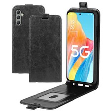 Leather Up  Down Flip Wallet Phone Case Magnetic Vertical Cover For Samsung