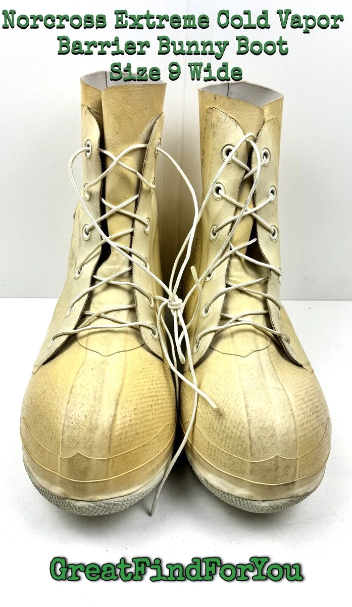 USGI Military Surplus Norcross Extreme Cold Vapor Barrier Bunny Boot Size 9 Wide