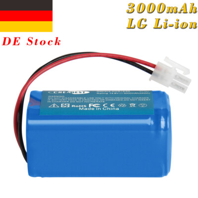 14,8V 3000mAH Li-Ion Akku Für Ecovacs 4ICR19/65 Deebot CEN550 ILIFE V7 X620 V870