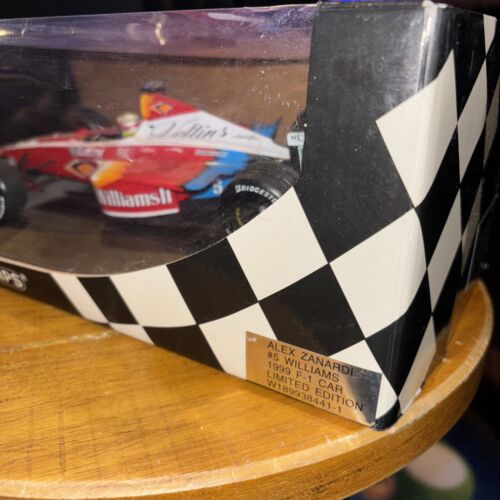 1/18 MINICHAMPS F1 180 990005 WILLIAMS FW21 ALEX ZANARDI #5 1999 Limited Edition - Picture 6 of 8