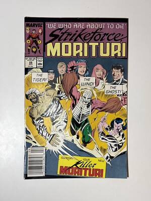 Strikeforce: Morituri #28 - Marvel Comics 1989 VF/NM 
