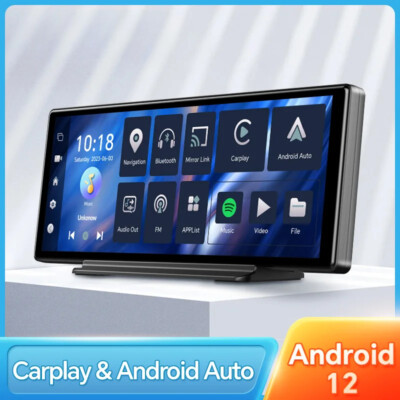 T30 Car DVR Rearview Mirror Camera WIFI Android 12 Dash Cam GPS Navigation 