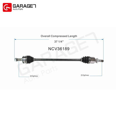 For Honda Civic Sport 2.0L Auto CVT Trans 2019-2021 Front Right CV