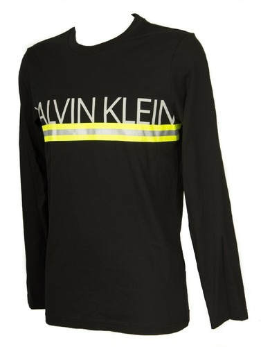T-shirt uomo maglia manica lunga girocollo cotone CK CALVIN KLEIN articolo  NM177 | eBay