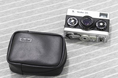 FotoHigh Camera Bag Soft Leather Cover Pouch Portable Bag for Rollei 35 Series