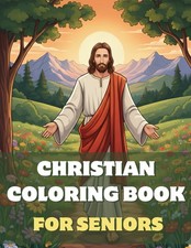 Christian Coloring Book for Seniors: Large Print  Big, Easy Designs for Seniors