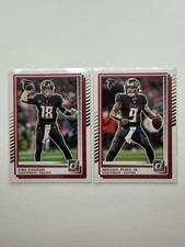 2024 Donruss Football 2 Card Lot Falcons Kirk Cousins Michael Penix Jr.