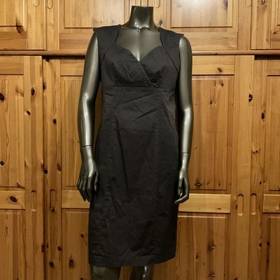 Orsay Business-/Etuikleid, Dunkelbraun, Gr. EUR 40, Kurze Ärmel, 98% Baumwolle