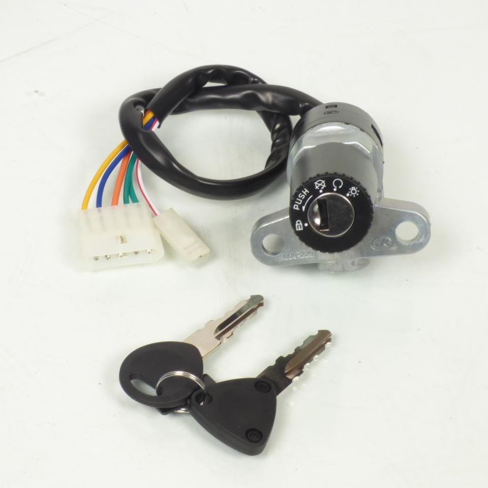Neiman contacteur à clé P2R pour moto 50cc Peugeot XP6 noir en aluminium