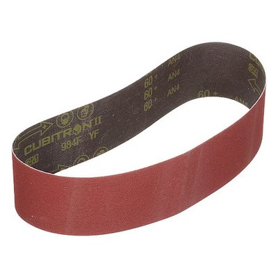 3M Cubitron 7000119523 Sanding Belt, 6 In W, 48 In L, Coated, Ceramic, 80 Grit,