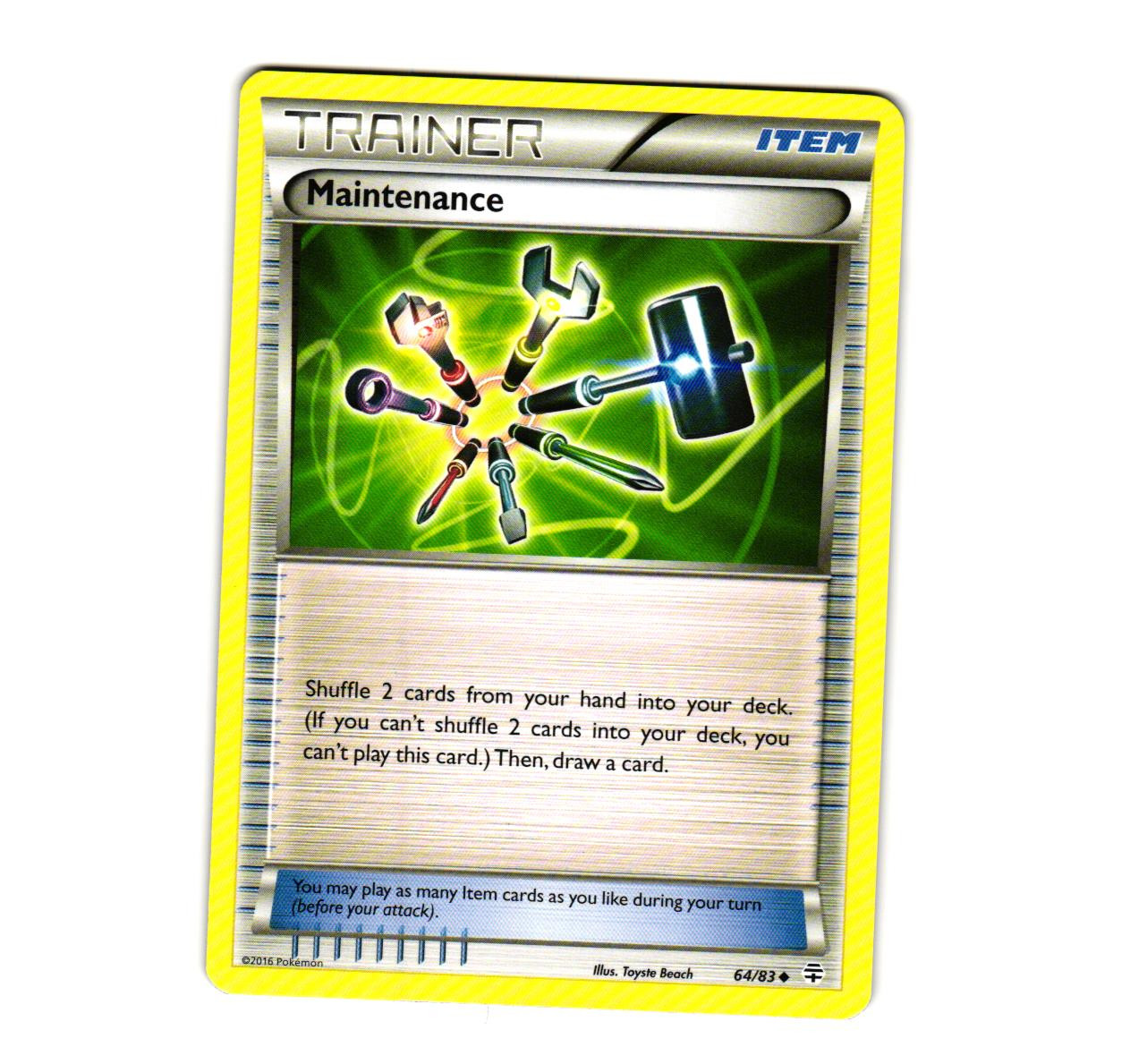 Pokemon Maintenance 64/83 Generations Uncommon NM