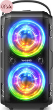 Party Bluetooth Speaker Boom Box, 180W Max Big Large Loudest Wireless Outdoor Po