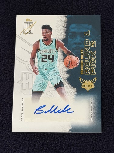 2025 Topps Signature Brandon Miller Base (RAW)