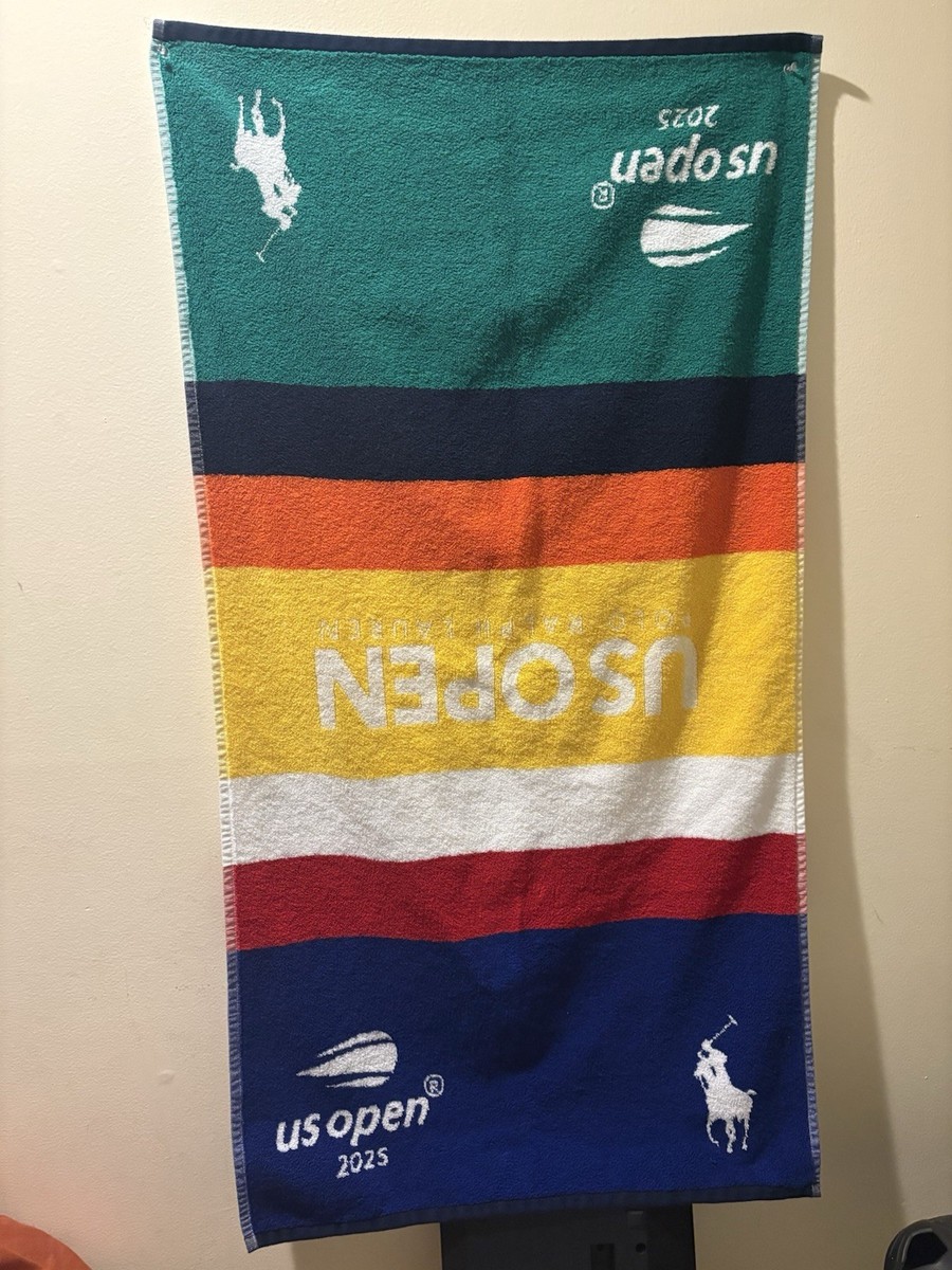 ＵＳ ＯＰＥＮタオル　【未使用】 US Open 2025 Dated Tennis Towel NEW IN HAND Polo Ralph