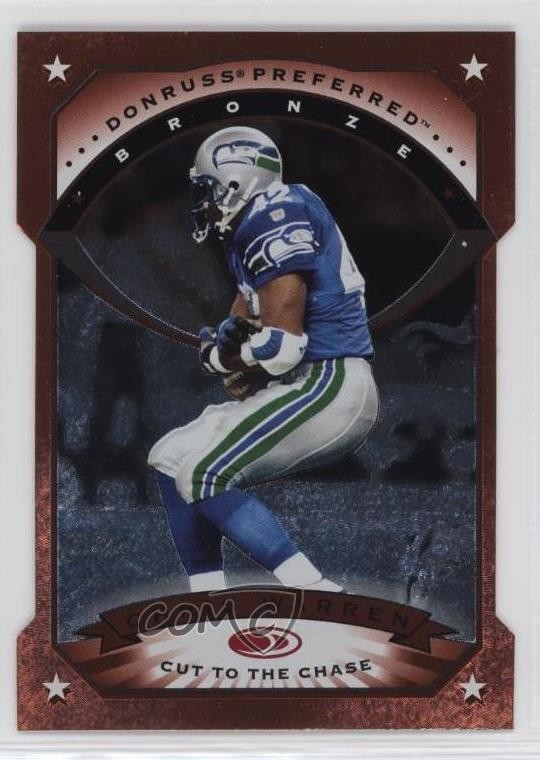 1997 Donruss Preferred Cut to the Chase Chris Warren #91 0w6