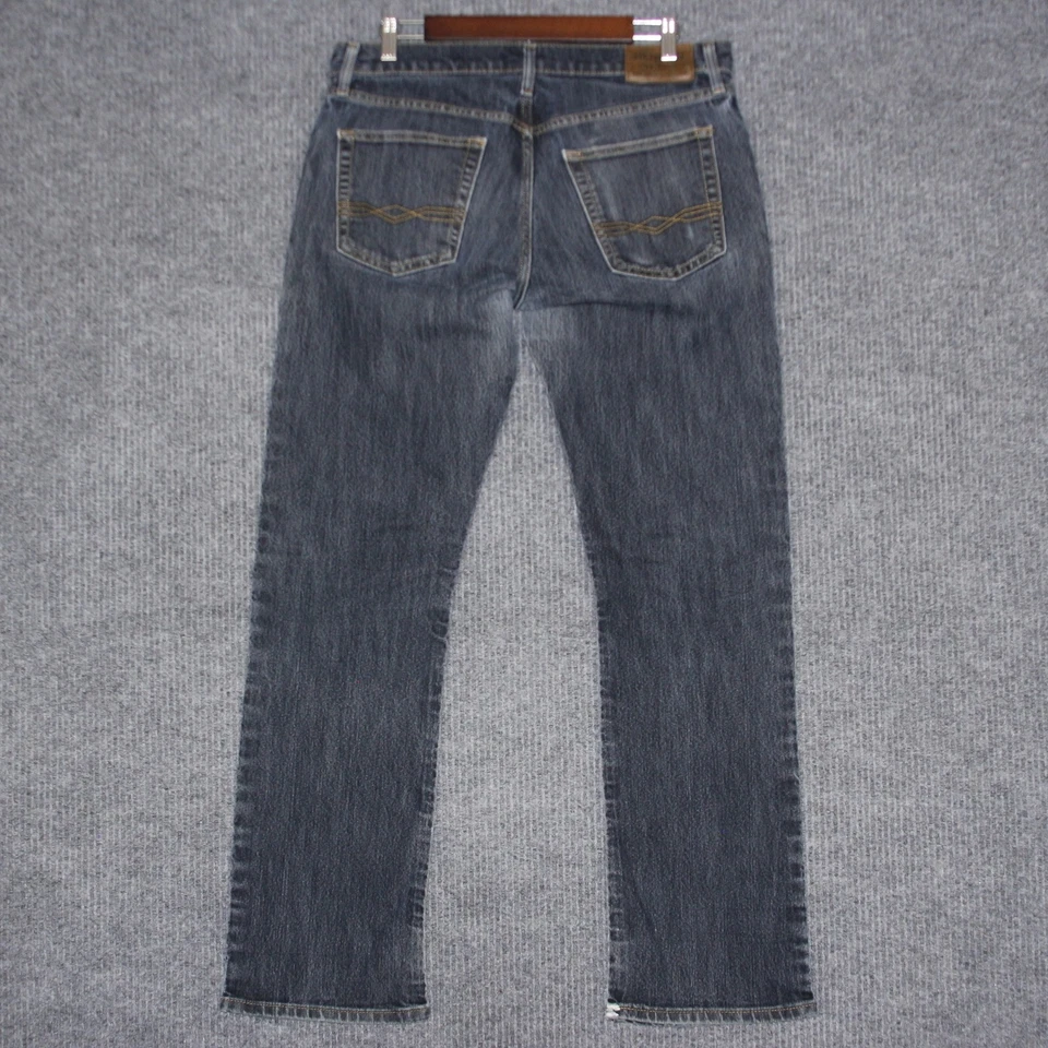 Levis Denizen 218 Straight Fit Dark Wash Denim Jeans Mens 32x34 - Image 4 of 4