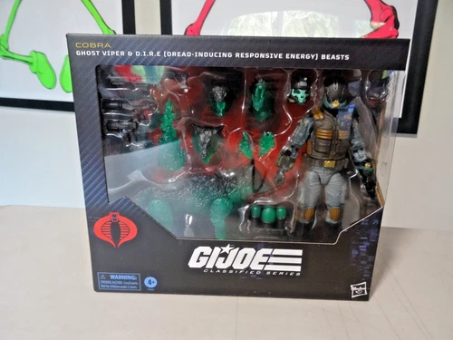 NEW Hasbro G.I. Joe Classified #170 Ghost Viper & D.I.R.E. Beasts 2 PACK FIGURE