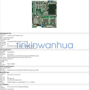 FOR   DSBF-DE Dual LGA 771 4-Core Workstation Server Motherboard Tested ok *mp