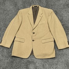 Botany 500 Men s Two Button Blazer Size Unknown 100 Fine Camel Hair Sport Coat