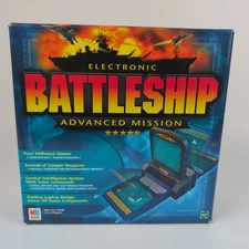 Electronic Battleship Advanced Mission Complete Tested 2000 War Battle Ships