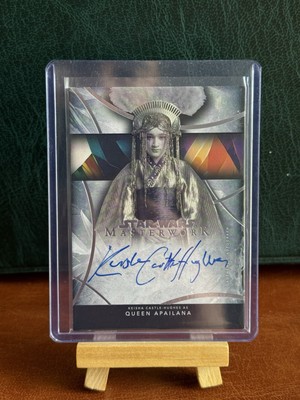 (MC) STAR WARS TOPPS MASTERWORK QUEEN APAILANA KEISHA CASTLE-HUGHES AUTO ON CARD