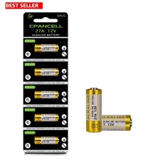 Alkaline Batteries 27A 12V 5 Pcs A27S MN27 L828 Long Lasting Voltage