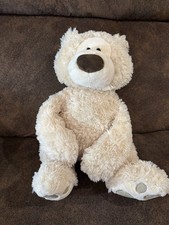 Retired GUND Philbin Bear 18  Cream Plush Teddy   Model 319927 Mint Condition  