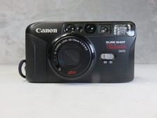 Canon Sure Shot Telemax Date 35mm Point  Shoot Film Camera Tested - Fast Ship