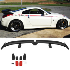 Matte Black Rear Trunk Spoiler Gt Style Racing Wing 54 For Nissan 350z 370z