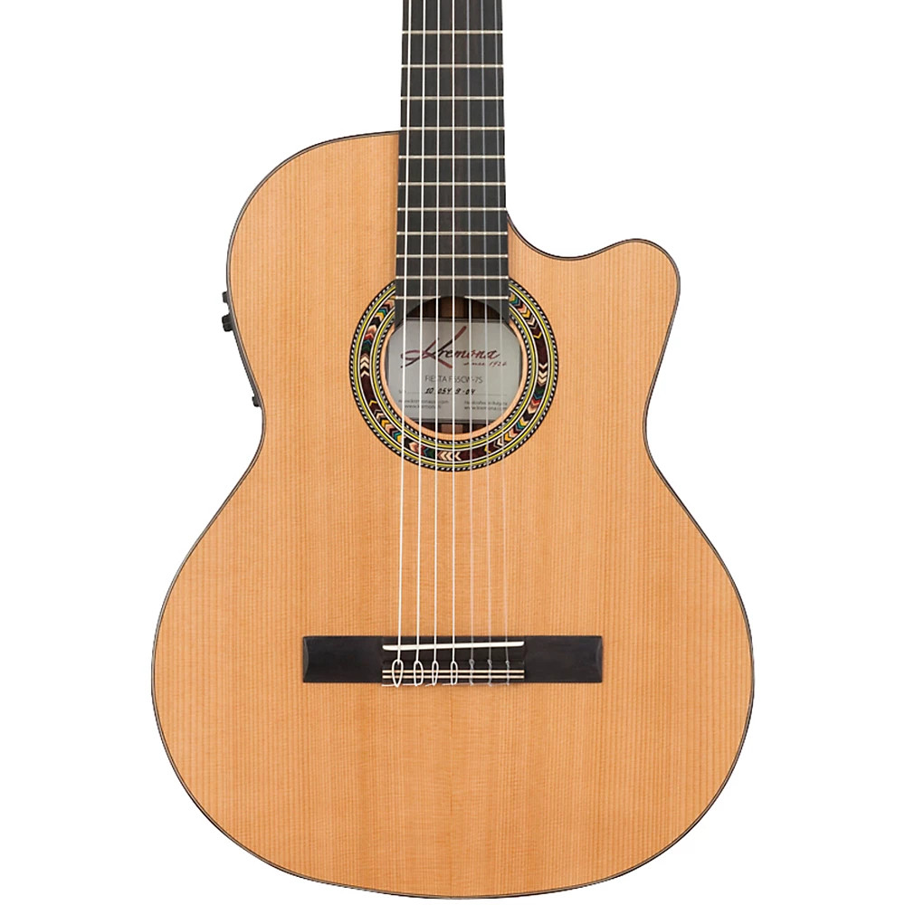 Kremona Fiesta CW-7 Classical Electric Guitar Gloss Natural