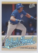 1997 Fleer Ultra Platinum Medallion Edition Orlando Merced #P434 2i9