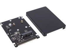 MSATA SSD to 2.5" 44Pin Male IDE HDD SSD MSATA to PATA Adapter with Case