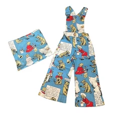 Vintage Buster Brown Toddler Overalls (Size 2T) + Matching Panel