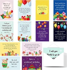 120 Pcs Religious Christian Birthday Cards Bulk Dayspring Birthday Cards Insp...