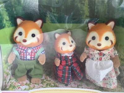 Sylvanian Families Roter Panda Familie Epoche 5215 Neu in OVP