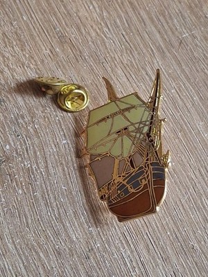  BIG PIN'S BOOTE / CHARLES W. MORGAN / 5,5cm x 3,5 /JYS / TOP / RARE