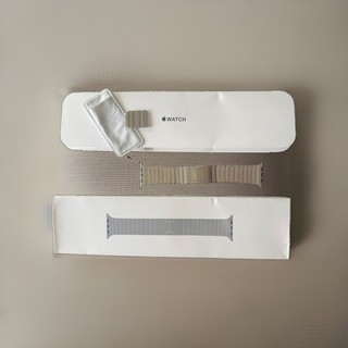 Pulsera de eslabones genuina Apple Watch 42/44/45/46/49 mm acero inoxidable en caja ultra
