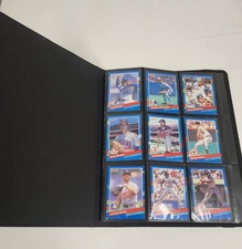 Baseball Trading Card Binder with Sleeves 360 Card Protectors Holder Book