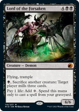 x1 Lord of the Forsaken M MTG Innistrad: Midnight Hunt M/NM, English
