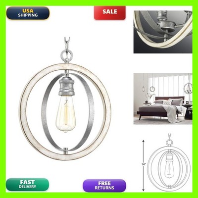 Progress Lighting P500092-141 Conestee Mini-Pendant, Grey Galvanized Finish