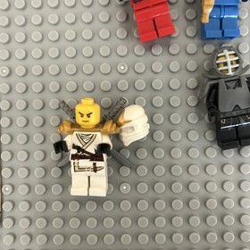 Lego Ninjago ZX Minifigure Lot All 4 Ninjas Kai Zane Cole Jay 9449 Good