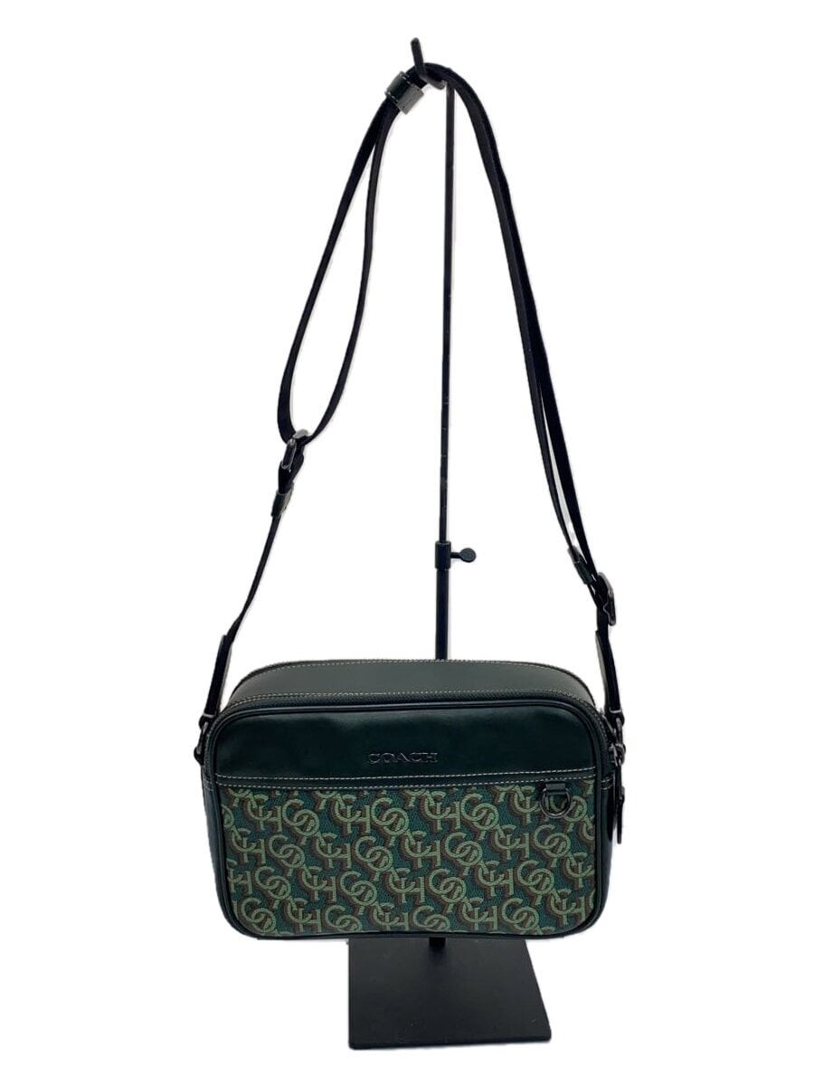 COACH Graham Monogram Crossbody Bag in Green CF484 Free Shipping 424728
