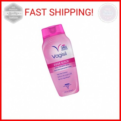 Vagisil Feminine Wash for Intimate Area Hygiene, Odor Block, Gynecologist, 12 oz