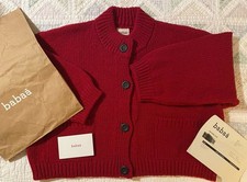 BABAA No 23 Cardigan In Cereza