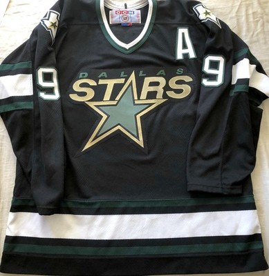 Mike Modano Dallas Stars authentic CCM stitched black size XL