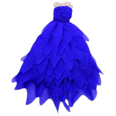 Disney Evie 2016 Desendents Isle Of The Lost Royal Coronation Gown Blue Hasbro