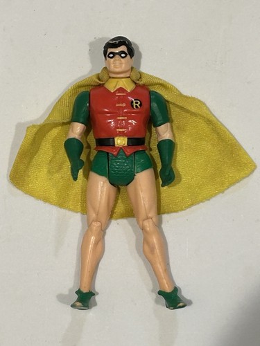 Vintage DC Super Powers Kenner Robin 1984 Action Figure With Original Cape - Picture 2 of 3