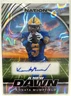 2025 Leaf Football Nation A New Dawn Silver Lava Auto 15/15 Konata Mumpfield