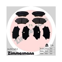 Zimmermann Bremsbelagsatz FüR Mazda MX 5 III NC BremsklöTze Bremse Belag Vorne