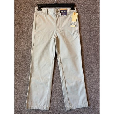 Cherokee Boys Ultimate Khaki Pants Tumbleweed Tan Adjustable Waist NWT